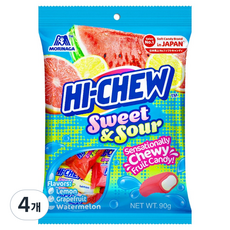 MORINAGA 森永 HI-CHEW 嗨啾 酸甜, 90g, 4個