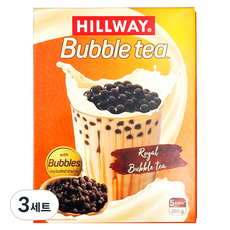 HILLWAY 皇家珍珠奶茶即溶茶粉 22g x 5包 + 珍珠 30g x 5包 套組, 3套