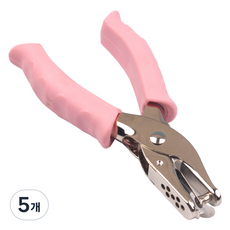 코히모 수동 종이 문서 펀칭 타공기 6mm 4W140, 1공, 5개