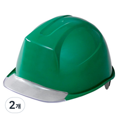 DONGMYUNG 建築工地 工地 頭部保護 新款透明面罩安全帽 DMS-M-3001(AM-841), 2個, 綠色