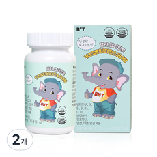 베터헬씨투모로우 앨리 앨리펀트 키즈 멀티 비타민 앤 미네랄, 2개, 30정