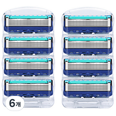 Livingmanlab 吉列ProGlide Power相容刮鬍刀片, 6個, 4入