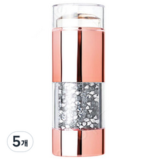 Dawitt 鑽石美甲矽膠印章, 3號 白色, 5個