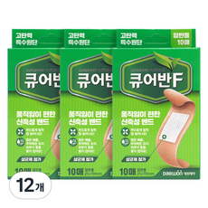 대원제약 큐어반F 밴드 일반용, 10개입, 12개