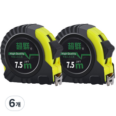 제노윈 고급형 줄자, 7.5m, 6개