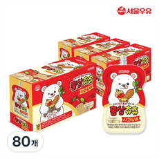 서울우유 홍삼츄츄 사과 앤 배, 100ml