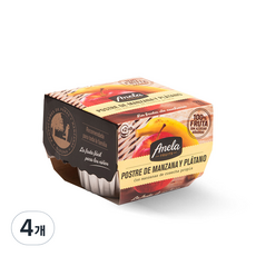 아넬라 생과일 프리미엄 디저트 과일퓨레 2p, 혼합맛(사과/바나나), 200g, 4개