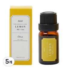 알레 퓨어 에센셜 오일 백프로 레몬, 10ml, 5개