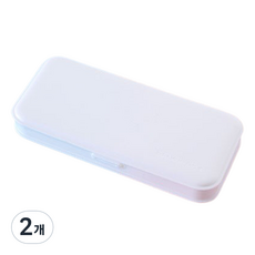 GIAINI 感性簡約鉛筆盒, 2個, 白色