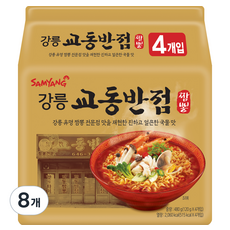 Samyang Foods 三養 江陵校洞海鮮炒碼風味泡麵 120g, 8包