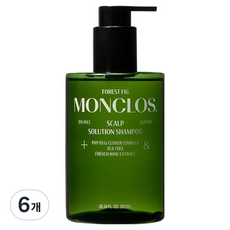 몽클로스 탈모 증상 완화 스칼프 솔루션 샴푸, 300ml, 6개