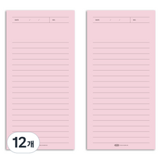 플레픽 팝업 메모 사인, 22 라인 블로썸, 60매, 12개