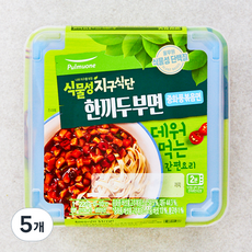 풀무원 식물성 지구식단 한끼두부면 중화풍볶음면, 220g, 5개