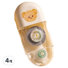 버터베어 미니 수정테이프 5mm x 6m, 화이트, 4개