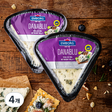 Emborg 다나 블루 치즈, 100g, 1개입, 4개