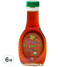 andersons 유기농 퓨어 메이플 시럽, 236ml, 6개