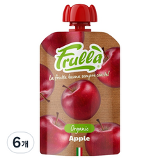 푸루라 유기농 생과일 퓨레, 100g, 6개, 사과맛