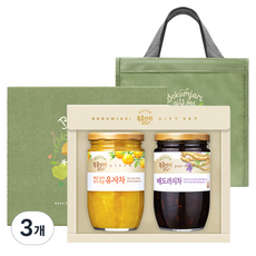 복음자리 대상 14호 선물세트, 3개, 유자차 480g + 배도라지차 470g + 기프트박스