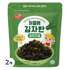 베베스트 유아용 처음에 김자반, 오리지널, 25g, 2개