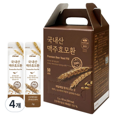 라이프힐 맥주효모환 50p, 100g, 4개