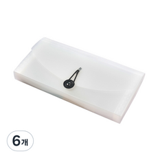 CareFree 辦公室收據整理盒 RA-10, 透明白, 6個