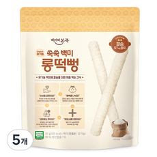 베이비본죽 쑥쑥백미 롱떡뻥, 백미, 30g, 5개