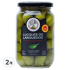 Le Olivo 朗格多克盧克綠橄欖, 2個, 380g