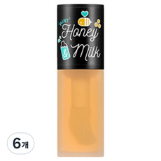 어퓨 허니앤밀크 립 오일 라이트, 민트, 5g, 6개