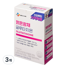 CJ웰케어 맑은광채 글루타치온, 3개, 30정