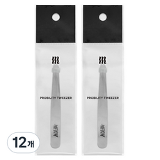 MERZY Probiility斜角鑷子, 12個, 單一顏色