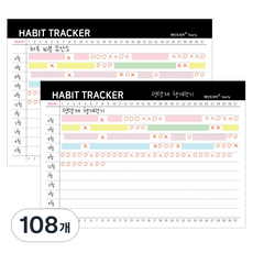 아이씨엘디자인 해빗트래커, yearly, 108개