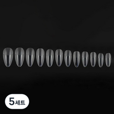 비앙티노 인조 네일 팁 투명 반무광 풀커버 240p 세트 25BRS288, 5세트, No9