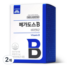 eundan 高麗銀丹 Megados B 維生素B群 76.5g, 60錠, 2個