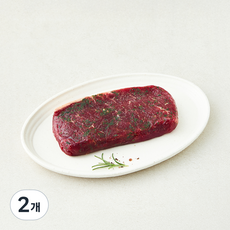 명장의 맛 시즈닝 채끝 스테이크 (냉장), 2개, 200g