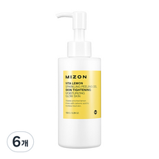 MIZON Vita 檸檬閃亮去角質凝膠, 150g, 6個