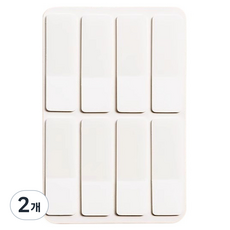 Secrich 透明索引標籤貼紙 白色