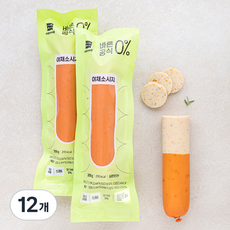 새로미어묵 바른공식 0% 야채소시지, 200g, 12개
