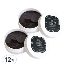 퓨어덤 블랙 솔루션 하이드로겔 아이패치, 60개입, 12개