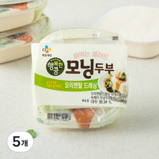 행복한콩 모닝두부 오리엔탈 드레싱 4입, 600g, 5개