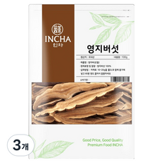 인차 국내산 영지버섯 슬라이스, 3개, 100g