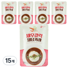 순수람 새우갈릭 채담 카레, 160g, 15개