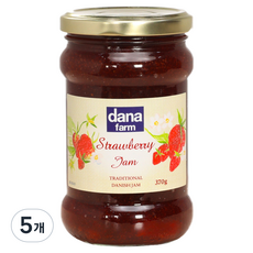 dana 딸기잼, 370g, 5개