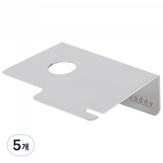 에빈 캐디디자인 오코리븐 스테인리스 304 공중부양 선반형 디스펜서 홀더 1구 CDSD01, Chrome Silver, 5개