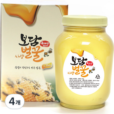 보담 사양 벌꿀, 4개, 2.4kg