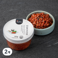 나래밥상 비빔낙지젓, 180g, 2개