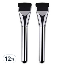 록스 일자형 파운데이션 납작 브러쉬, 12개