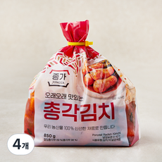 대상 종가 총각김치, 850g, 4개