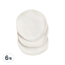오랜 오가닉 재사용 화장솜 라지, 3개입, 6개