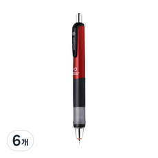 ZEBRA 斑馬牌 Del Guard GR Jumbo握把自動鉛筆 紅色, 0.5mm, 6個