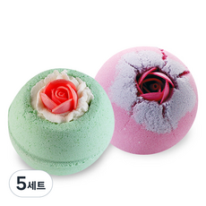밤코스메틱 네이쳐스 캔디 바스 블라스터 입욕제 160g + 빈티지 로즈힙 바스 블라스터 입욕제 140g 세트, 5세트